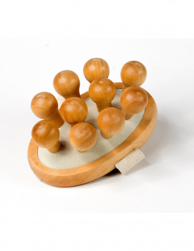 Brosse Anti-cellulite Capiton Bois