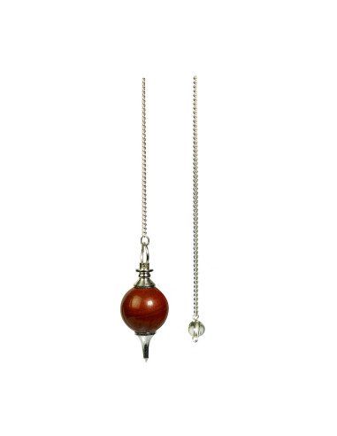Jaspe Rouge Pendule Boule – Énergie...