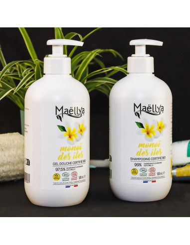 Shampooing + Gel douche Monoï des...