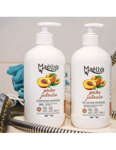 Shampooing + Gel douche Pêche Juteuse...