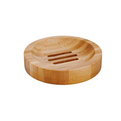 Porte-Savon Rond en Bambou