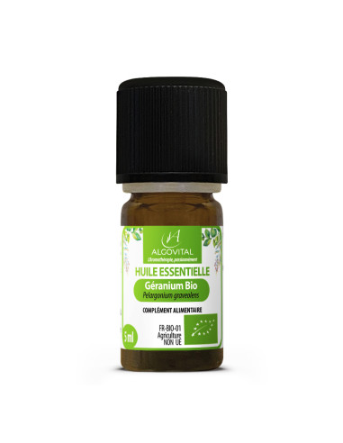 Géranium Bio Huile Essentielle