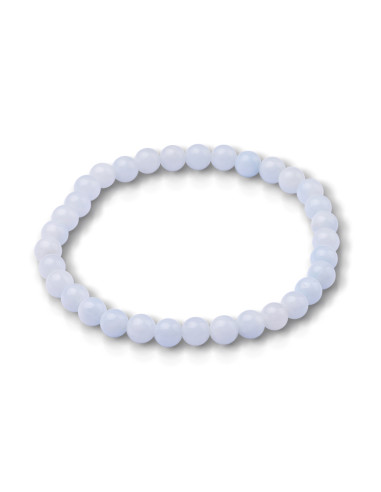 Aigue marine Bracelet boule 8 mm sans...