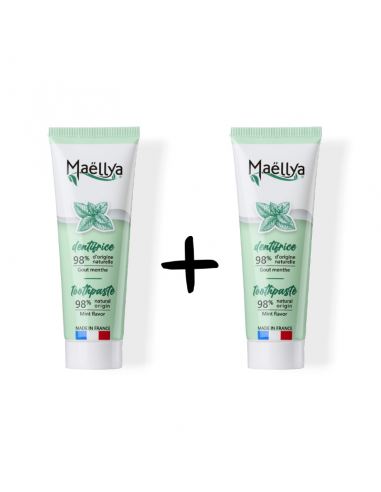 Lot de 2 Dentifrices à la menthe